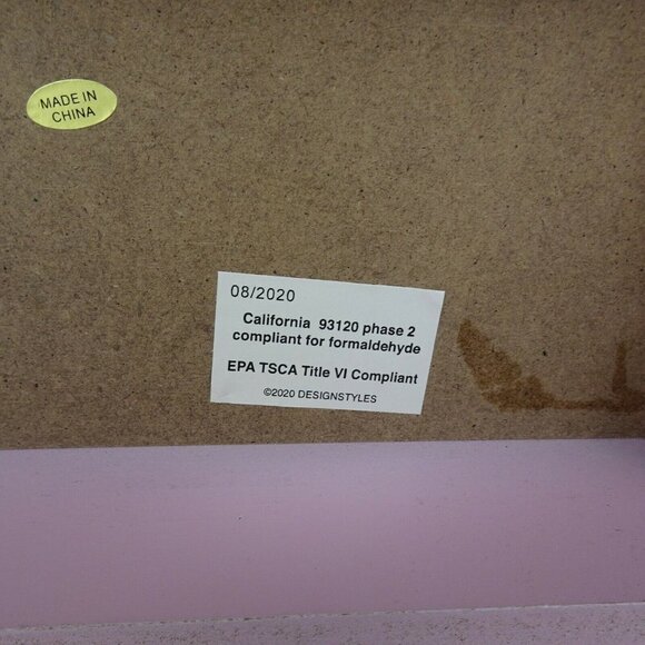 Rae Dunn Pink PEACE LOVE JOY Wooden Sign Farmhouse Holiday Decor 14x5x2 2020 - Picture 9 of 12